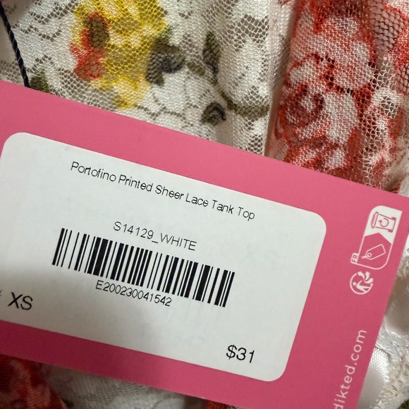 Edikted Floral Lace Camisole Croped Top NWT - Picture 8 of 11